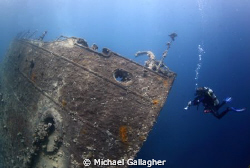 The bow of the Umbria, Sudan by Michael Gallagher 